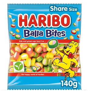 HARIBO Balla Bites, 140g x 10 Candy
