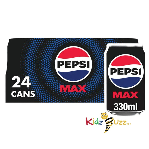 Pepsi Max Cans 24x 330ml - kidzbuzzz