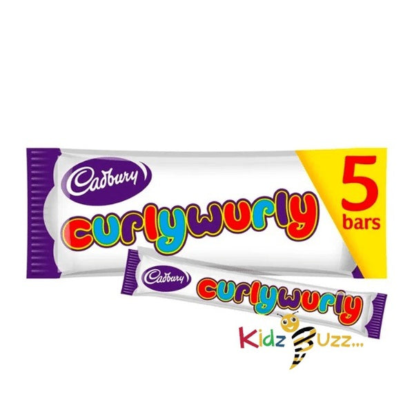 Cadbury Curly Wurly Chocolate Bars, 21g Pack of 5