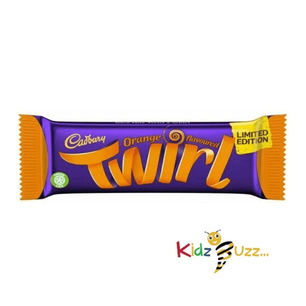 Cadbury Twirl Orange Chocolate Bar, 43g Pack Of 6