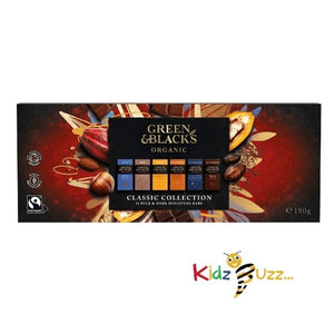 Green & Black's Organic Classic Milk & Dark Miniature Chocolate Gift Collection 180g (Pack of 4)