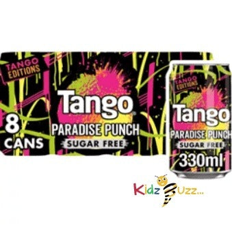 Tango Sugar Free Paradise Punch Cans 8x330ML