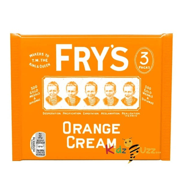 Fry's Orange Cream Chocolate Bar, 49g Pack of 3