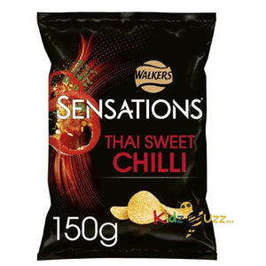 Walkers Sensations Thai Sweet Chilli Sharing Crisps, 150g