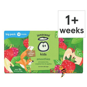 innocent Kids Smoothies Strawberries, Raspberries & Apples 10 x 150ml
