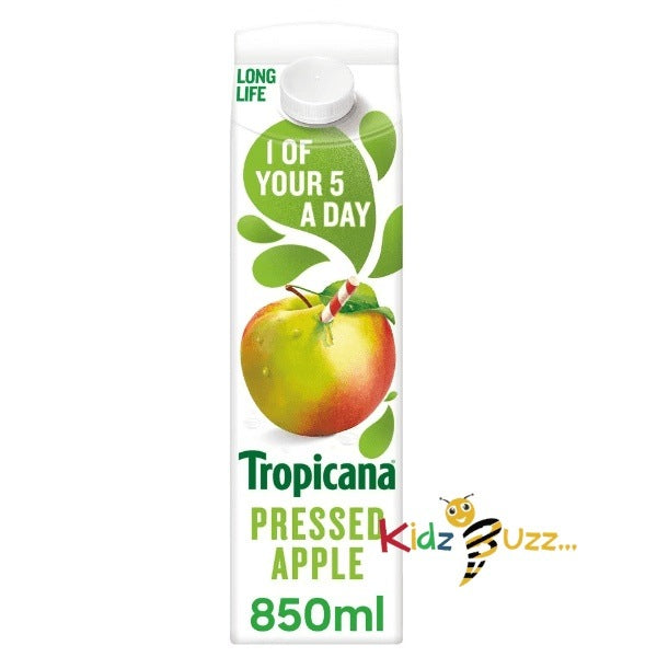 Tropicana Long Life Pressed Apple Fruit Juice 850Ml x 6