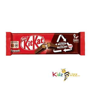Kit Kat 2 Finger Dark Chocolate Biscuit Bar Multipack, 9 Pack