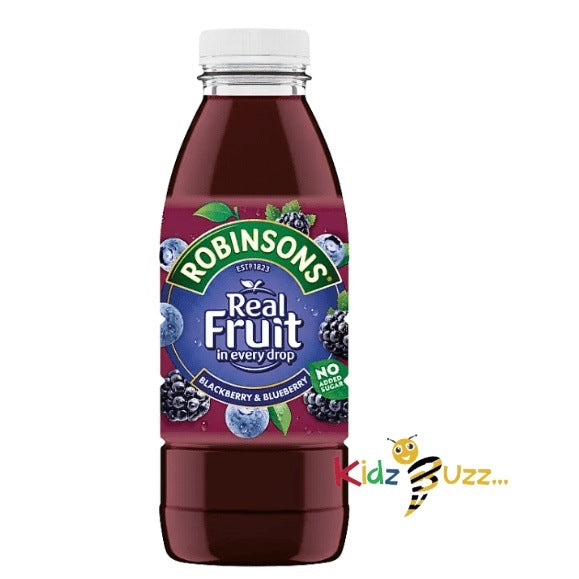 Robinsons Ready To Drink Blackberry & Blueberry Juice Drink, 500ml Pack Of 6