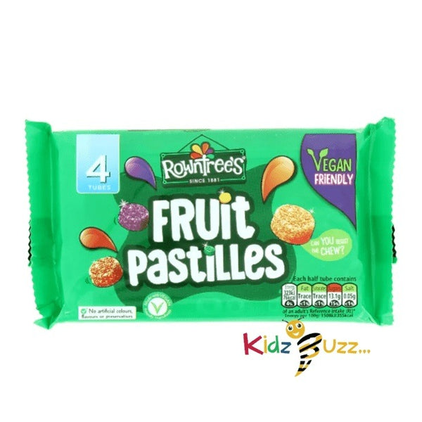 Rowntree's Fruit Pastilles Vegan Friendly Sweets Multipack 42.8g (Pack of 4) - kidzbuzzz