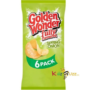 Golden Wonder Fully Flavoured Spring Onion 6 x 25g
