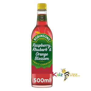 Robinsons Raspberry, Rhubarb & Orange Blossom Fruit Cordial 500ml