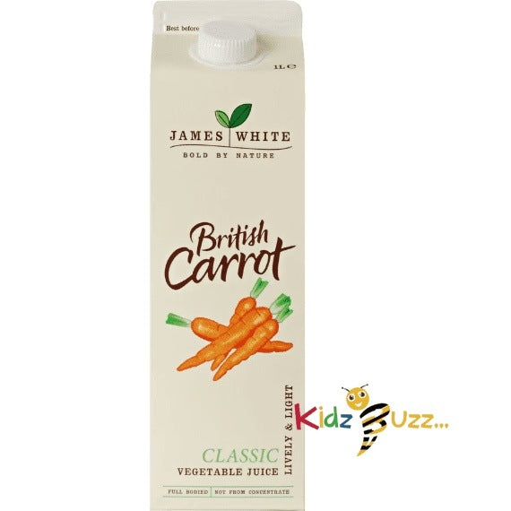 James White British Carrot Juice 1 Litre x 12