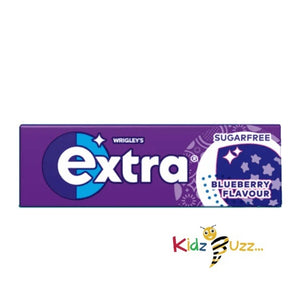 Extra Blueberry Flavour Sugar Free Chewing Gum 10 pieces (1 x30x36 Packs)