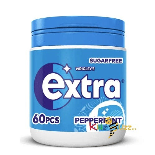 Wrigley's Extra Peppermint Sugarfree Chewing Gum Bottle 60 Pieces