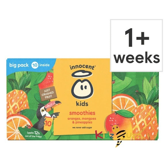 innocent Kids Orange, Mango & Pineapple Smoothies 10x150ml