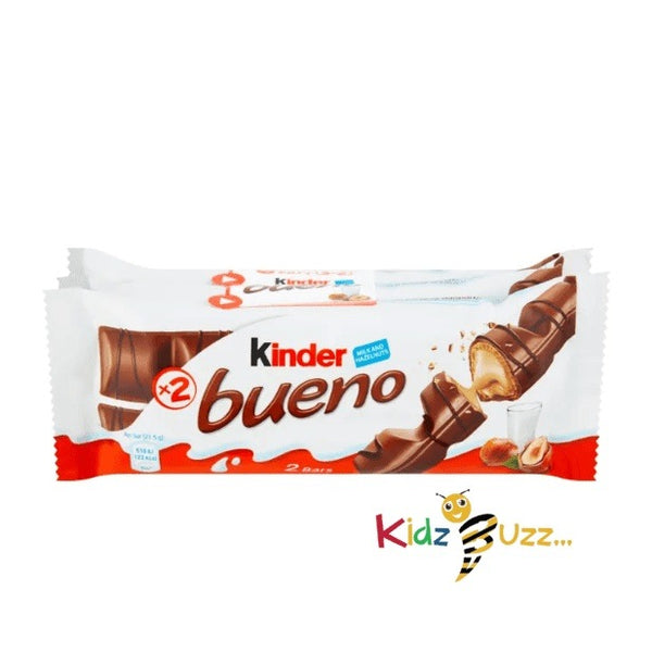 Kinder Bueno Milk and Hazelnuts, 43g Pack of 3