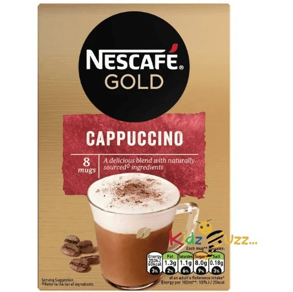 Nescafé Gold Cappuccino 8 x 15.5g 124g