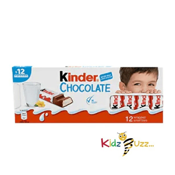 Kinder Chocolate Bars 12.5g Pack of 12