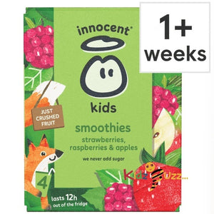 innocent Kids Smoothies Strawberries, Raspberries & Apples 600ml