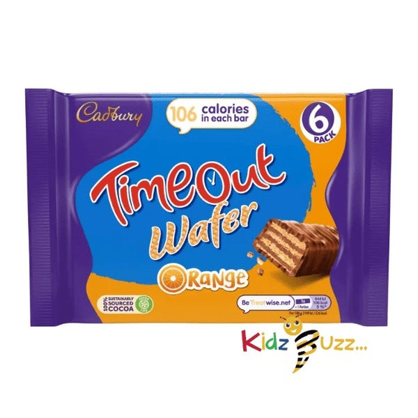 Cadbury Timeout Wafer Orange Pack of 6