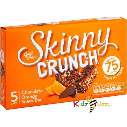Skinny Crunch Chocolate Orange Snack Bar 5 x 20g