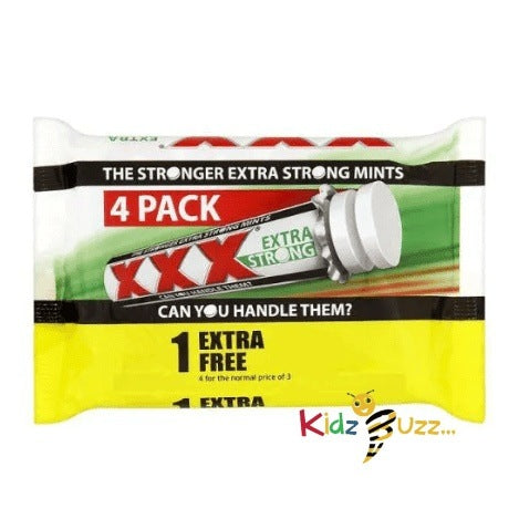 Trebor Extra Strong Peppermint Mints 4 Pack 165.2g