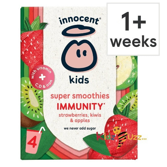 innocent Kids Super Smoothies Strawberries, Kiwis & Apples 600ml