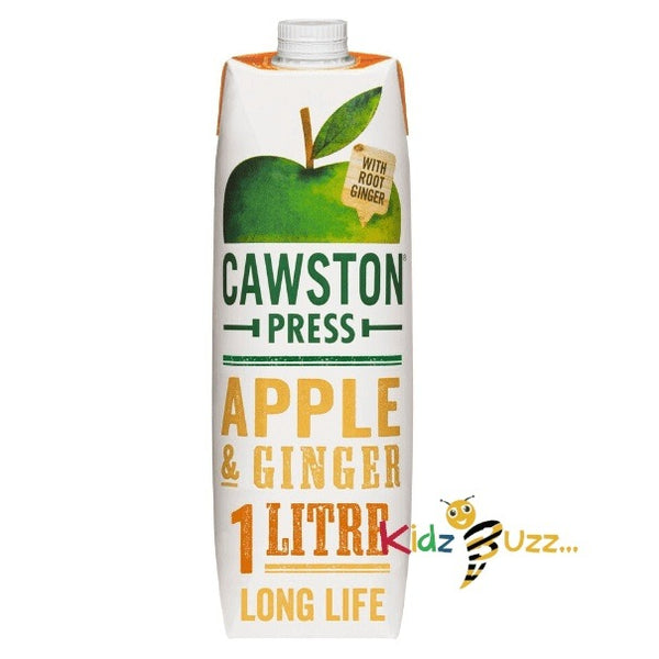 Cawston Press Apple & Ginger Juice 1 Litre Pack Of 6