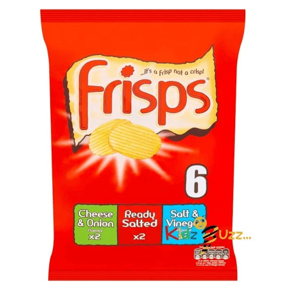 Frisps Variety Crisps, 25.5g Pack of 6