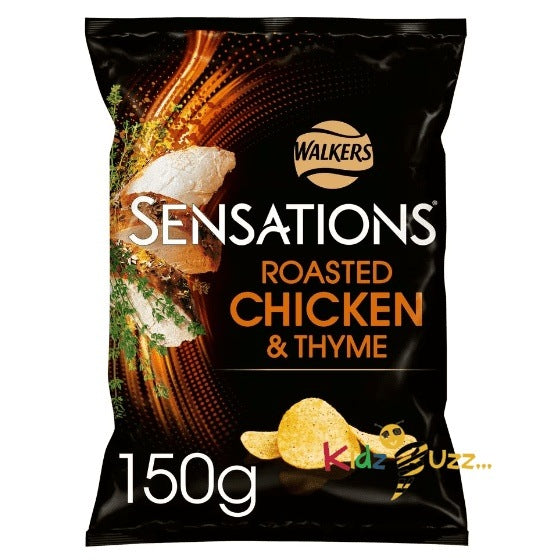 Walkers Sensations Roast Chicken & Thyme Sharing Bag Crisps 150g