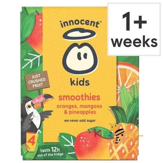 innocent Kids Smoothies Oranges, Mangoes & Pineapples 600ml