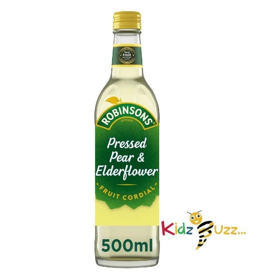 Robinsons Pressed Pear & Elderflower Fruit Cordial 500ml - kidzbuzzz