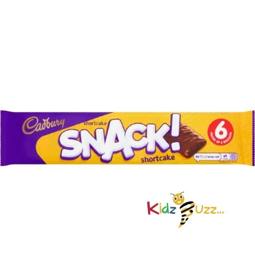 Cadbury Snack Shortcake Biscuits, 120g Pack of 6