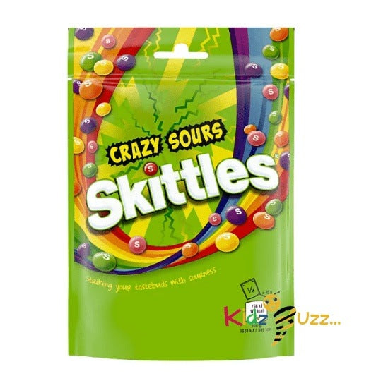 Skittles Chewy Crazy Sours, 136g - kidzbuzzz