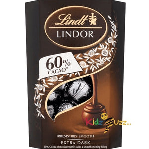 Lindt Lindor 60% Dark Chocolate Truffles Carton 200G-Mother's Day Special