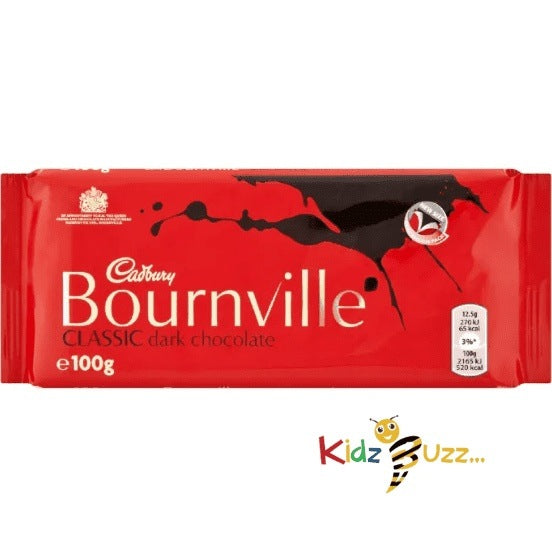 Cadbury Bournville Classic Dark Chocolate Bar 100g