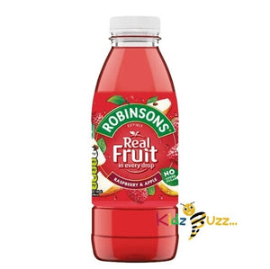 Robinsons Raspberry & Apple Juice, 500ml x 24