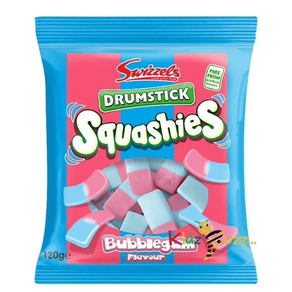 Swizzels Drumstick Squashies Bubblegum Flavour, 120g