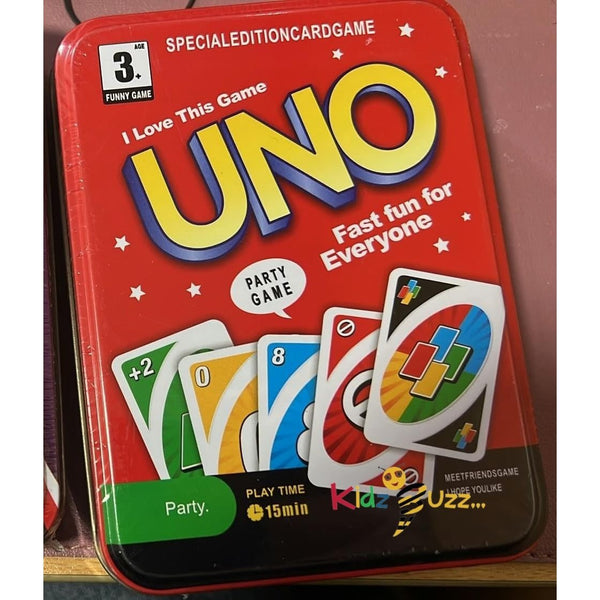 UNO Color & Number Matching Card Game