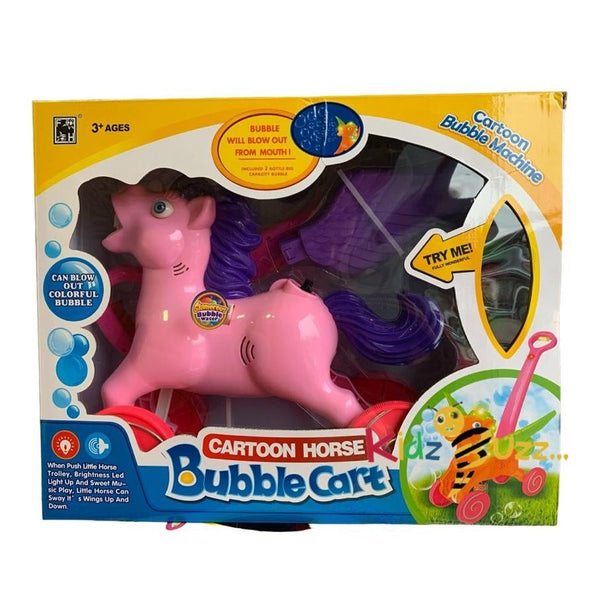 Cartoon Horse Bubble Cart
