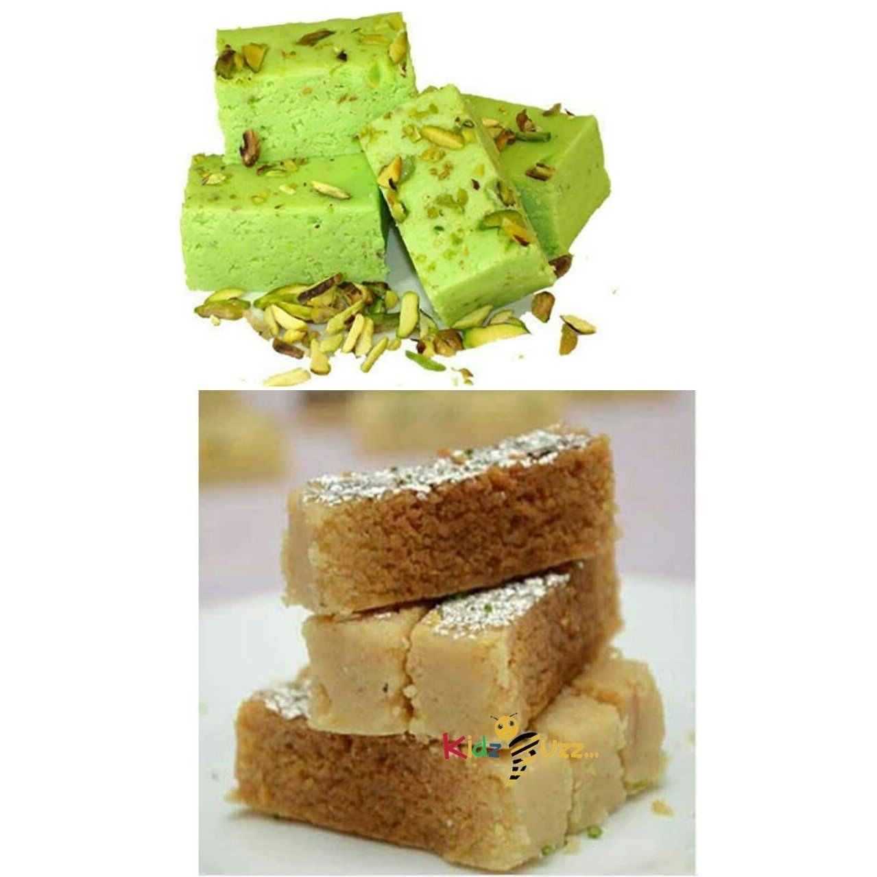 Rectangular Sweets Two Different Types Of Delicious Indian Traditional Sweets (2 × 375g ...
