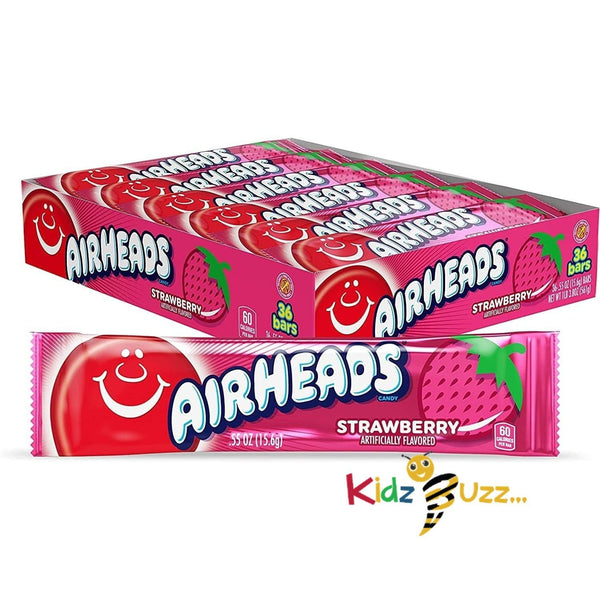 Airheads Strawberry Chew Bar 16g Pack of 36