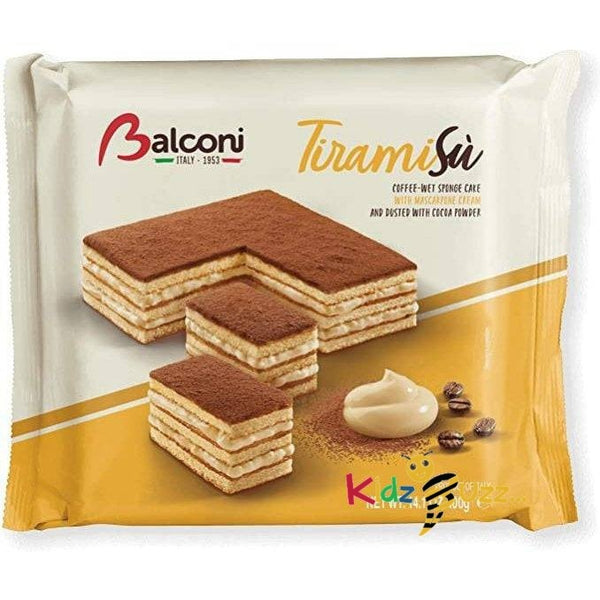6X Balconi Tiramisu Traditional Italian Chocolate & Coffee Sponge Cake