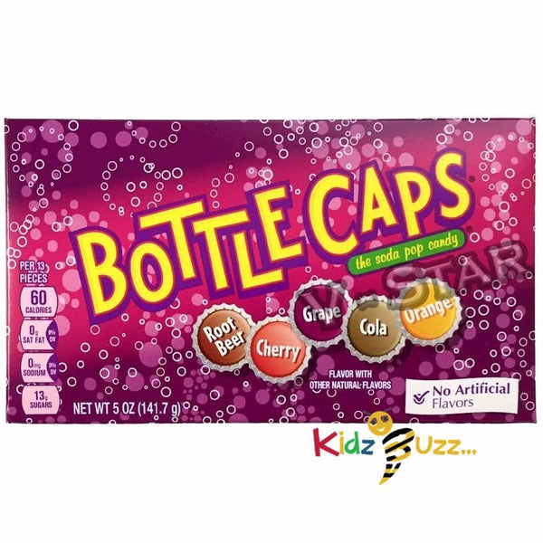 BOTTLE CAPS The SODA POP Candy Large Box American Sweets 142 g