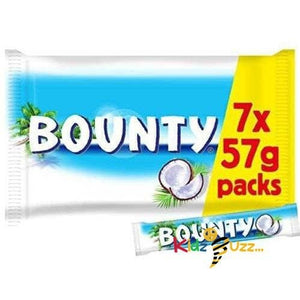 Bounty Coconut Milk Chocolate Bars Bulk Box, 84 Bars of 57 g