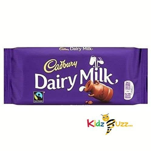 Cadbury Dairy Milk Chocolate Bar 17 x 110g Bars
