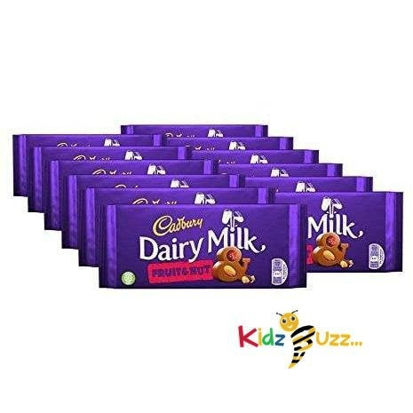 Cadbury Dairy Milk Fruit & Nut 200g Box of 15