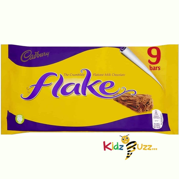 Cadbury Flake Chocolate Bar Multipack, 9 x 20 g