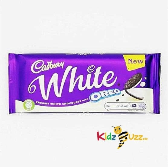 Cadbury White Chocolate with Oreo 120g Pack of 4