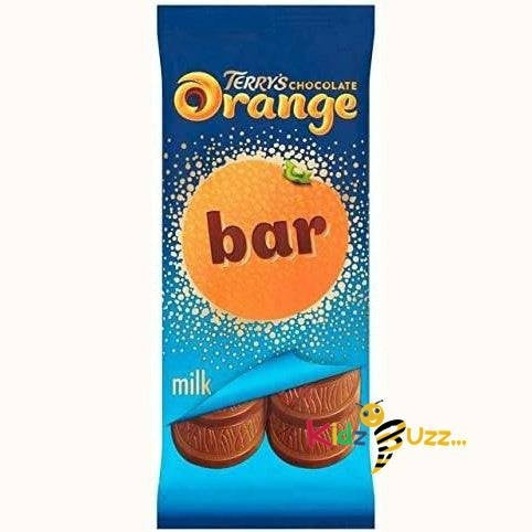 Terry's Orange Mlik Chocolate Bar 90g, Pack of 5